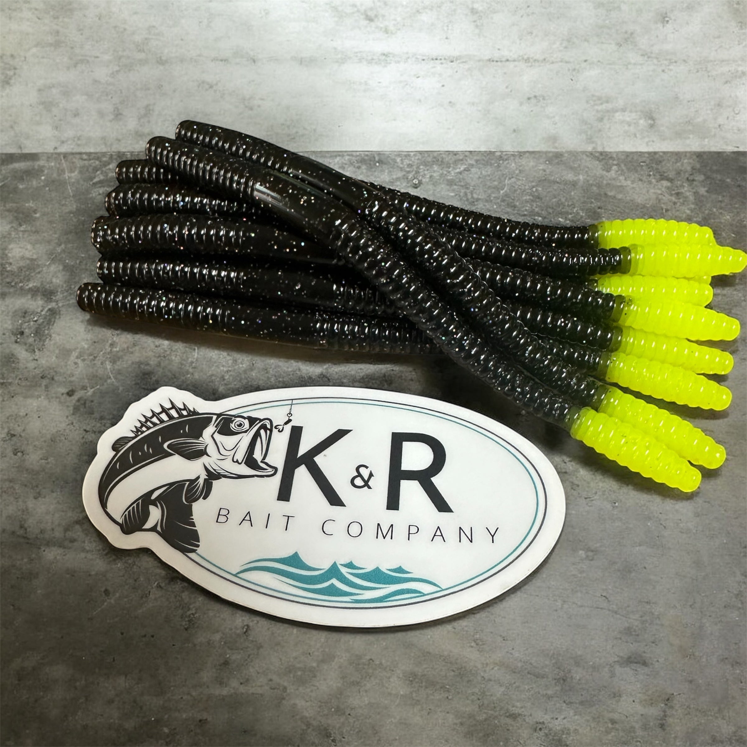 6” Round Treat Worm – K&R Bait Company