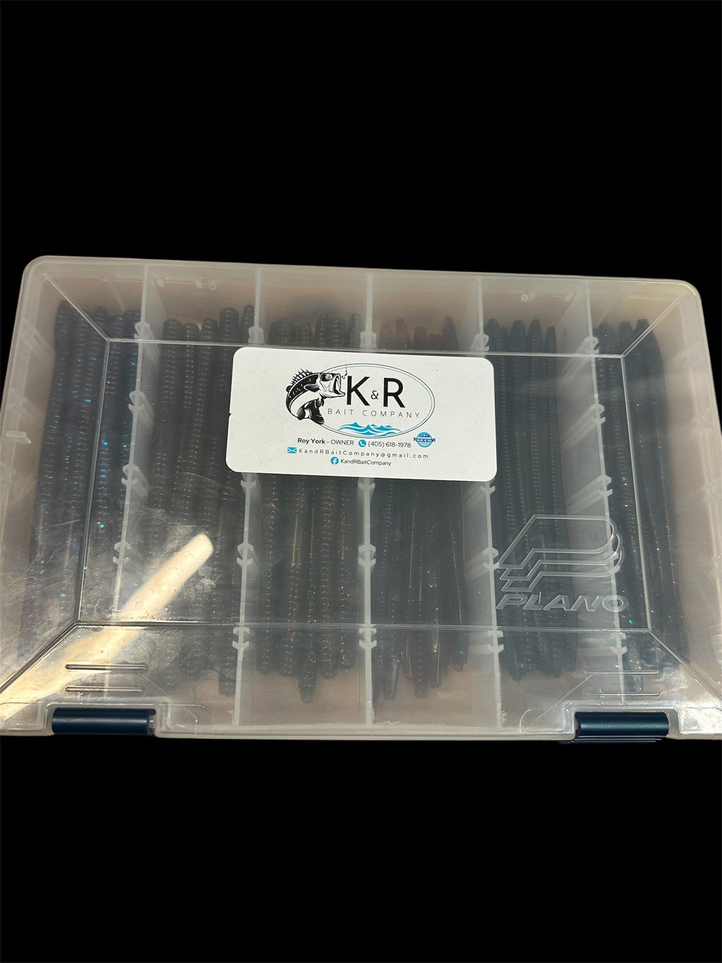 (30) 6” Round Worms (30) 6” Finesse Worms