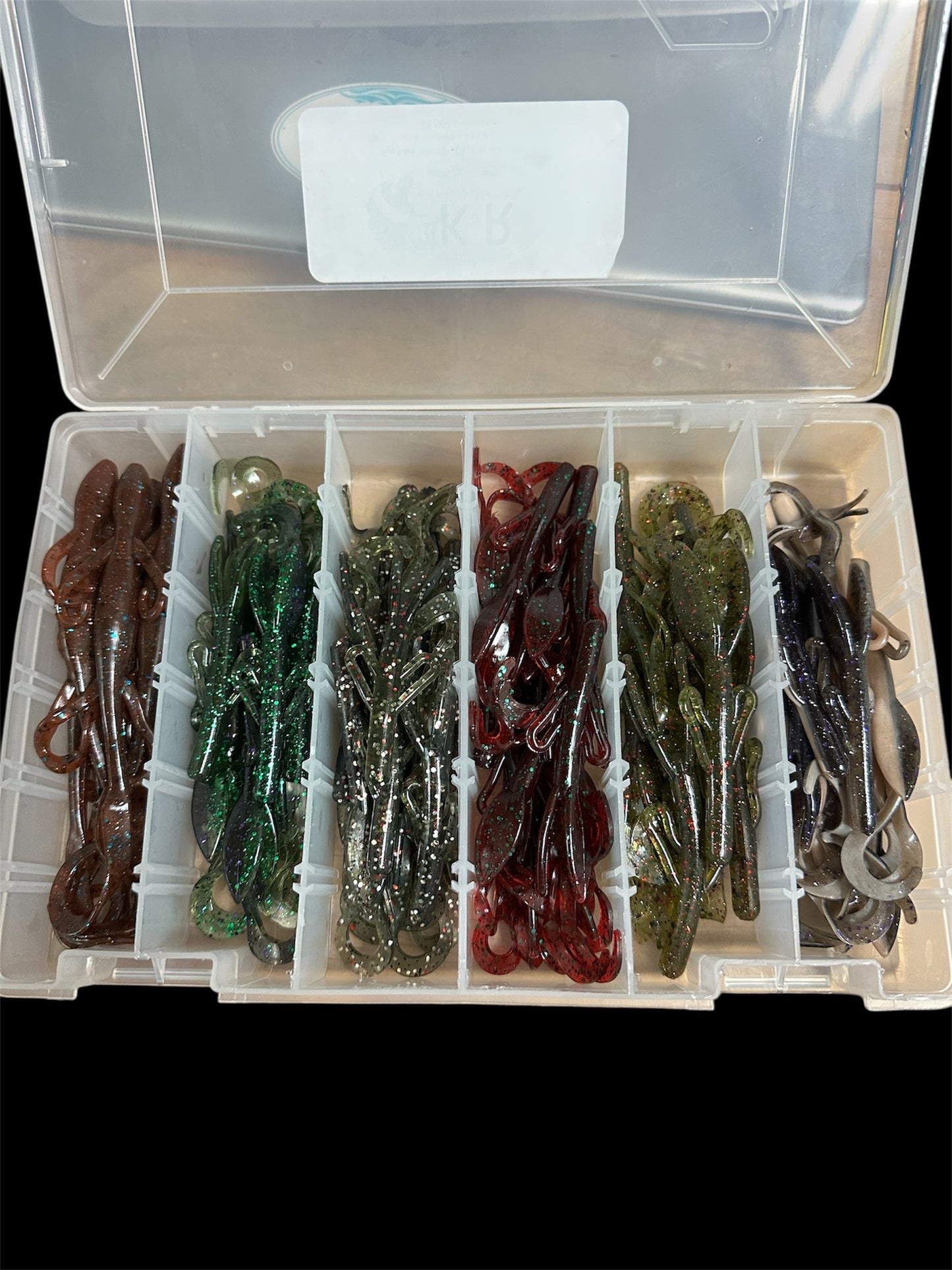 Creature Bait Box 7.75” Lizard, 4.5” Baby Hogs, 5.5” Mid Hawg